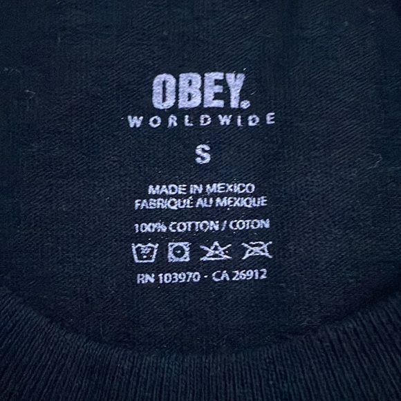 Black Obey Graphic Tee - Picture 3 of 3
